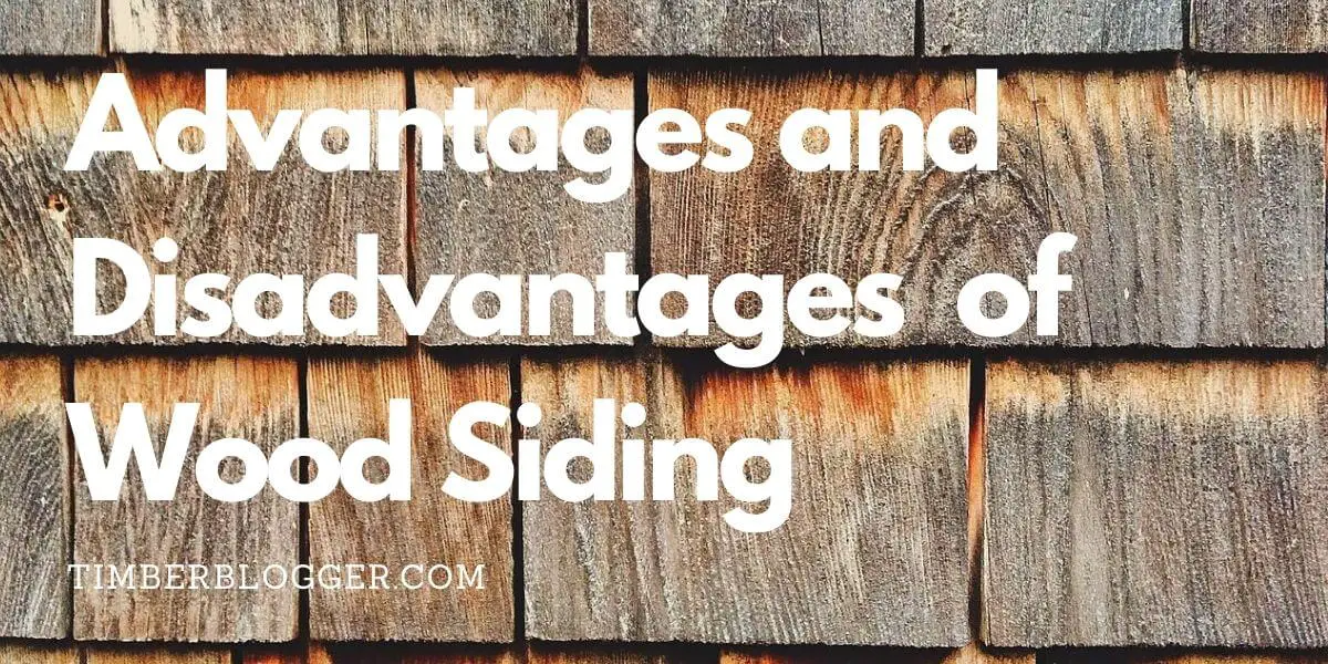 the advantages and disadvantages of wood siding