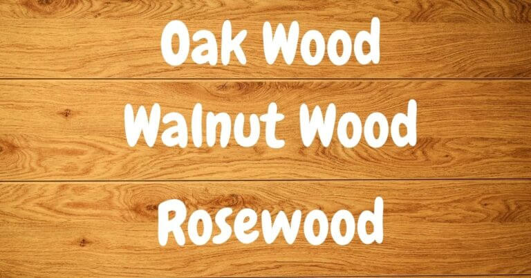 Oak vs Walnut vs Rosewood | What's the Difference? - Timber Blogger