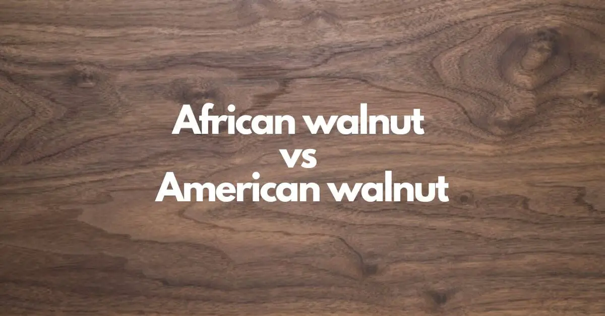 African walnut vs American walnut