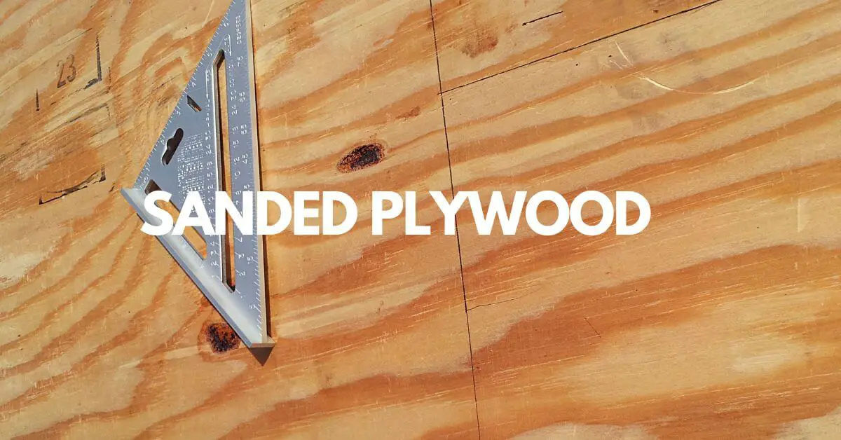 What is Sanded Plywood