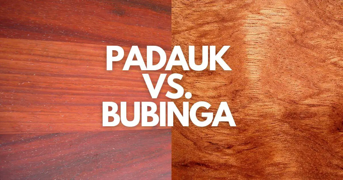 Difference Between Padauk vs Bubinga Wood