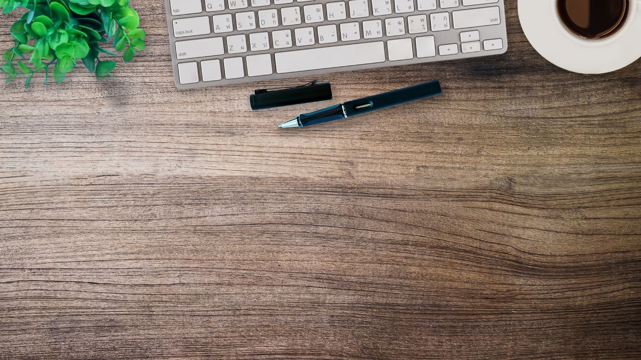 Clean a Wooden Computer Table